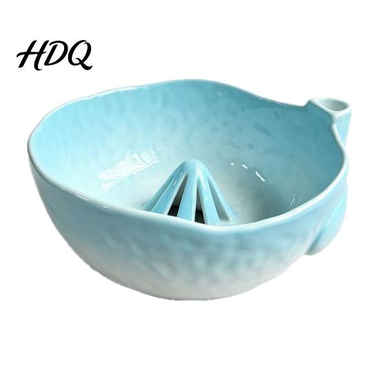 Sophisticated Ceramic Kitchen Decor Berry Washing Bowl with Drainage Holes Fruit Multi Functional Basin Rinse Basin Colander for Fresh Berries