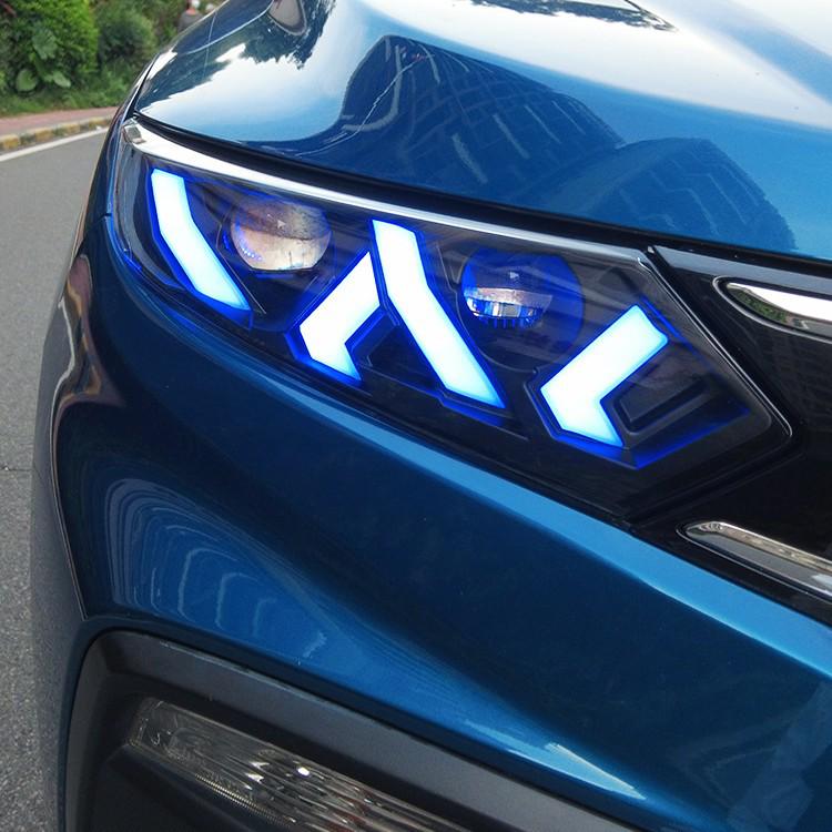 15-22 Honda XRV LED Daytime Running Lights Dual-Lens Headlight Assembly