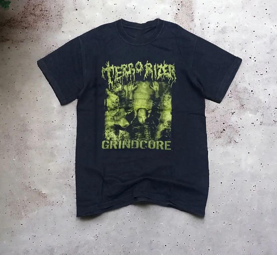 Terrorizer Band Grindcore Album Black T-Shirt Cotton Unisex Adult Tee CS862 Unisex T-Shirt XXXL