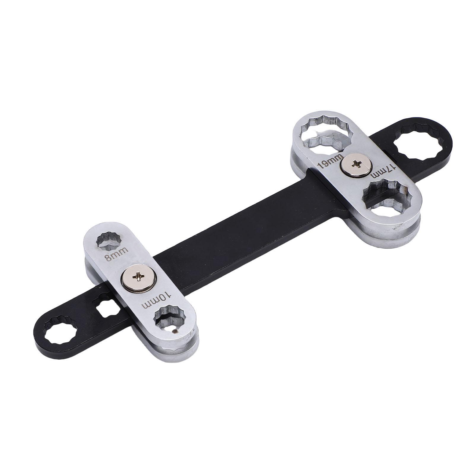 

8 in 1 Wrench Multi Size Multi Position Head High Hardness 360 Degree Rotatable