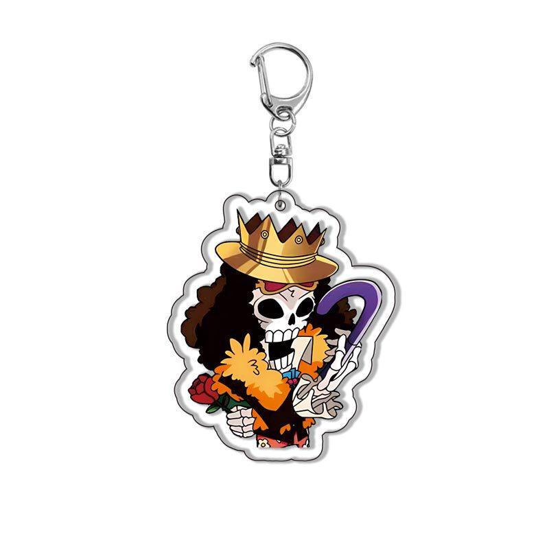 Acrylic Keychain One Piece Luffy Roronoa Zoro - related bag charms and keychains