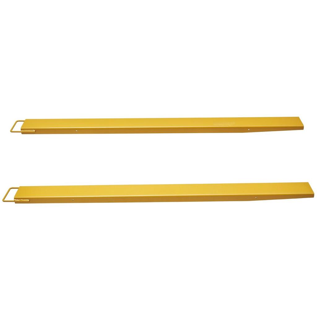 Pallet Fork Extensions, 84" Length 4.5" Width, Heavy Duty Carbon Steel Fork Extensions for Forklifts, 1 Pair Forklift Extensions, Industrial Forklift