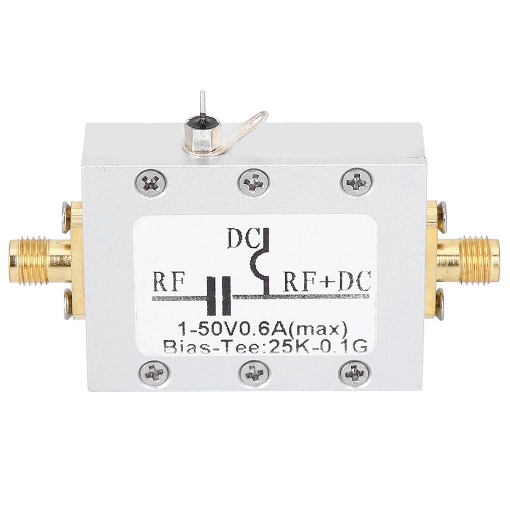 RF Broadband Module DC Blocker Module Coaxial Feed Low Insertion Loss 25K‑100MHz HF AM