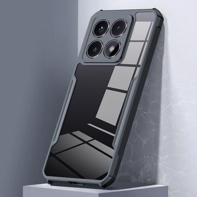 XUNDD Xiaomi 14T Kılıfı Düşmeye Dayanıklı TPU+Akrilik Şeffaf Arka Telefon Kılıfı