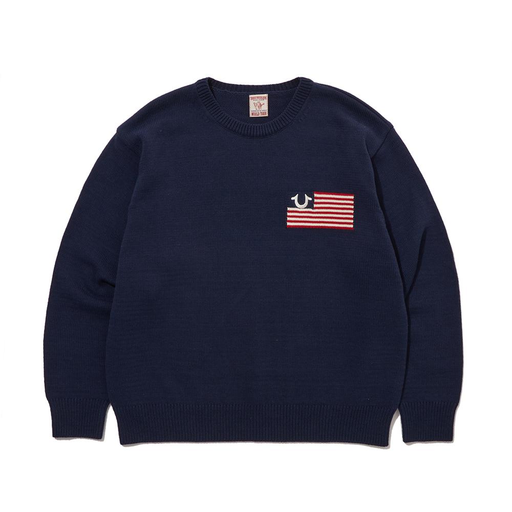 TRUERELIGION Old Glory Sweater_Navy