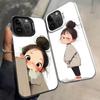 Case for iPhone 17 Pro Max XR 12 14 15 Plus 13 Pro XS Air 16 11 Back Phone Cover Cute Angry Girl