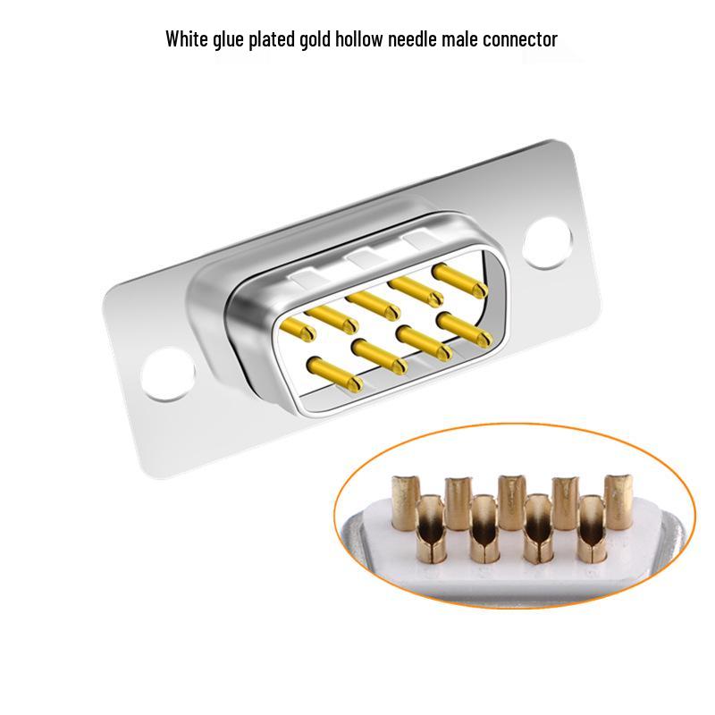 DB9 Female-to-Male 9-Pin Solder Type RS232/485 Serial Connector Plug