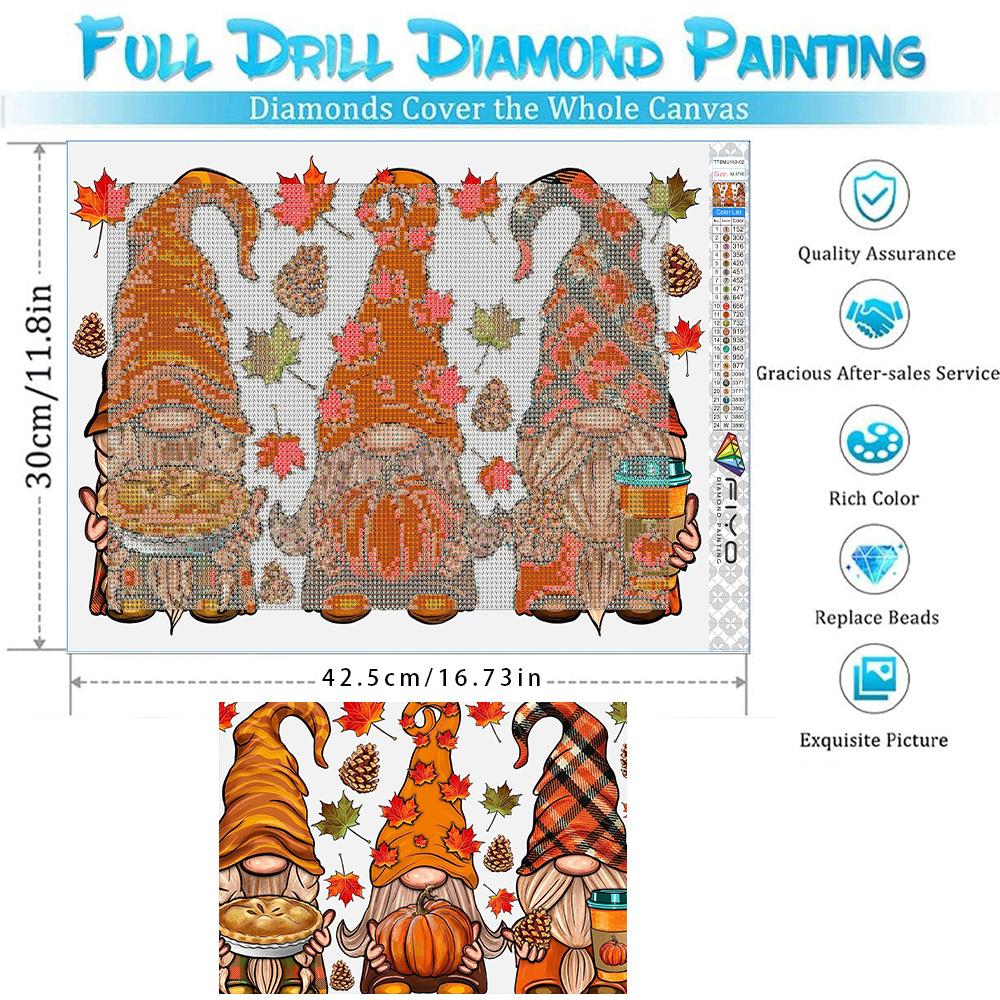 

5D алмазний живопис повний круглий дриль алмаз осінь кленовий лист карлик алмазний живопис ручної роботи своїми руками алмазна мозаїка прикраса дому Without a frame білий