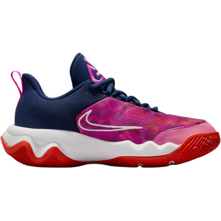Nike Giannis Immortality 4 GS Picante Red Midnight Navy Kids Sneakers IH7662-600