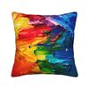 Oil Painting Pillow Cover Vintage Pillow Case For Sofa Home Decor Comfy Pillowcases Gift