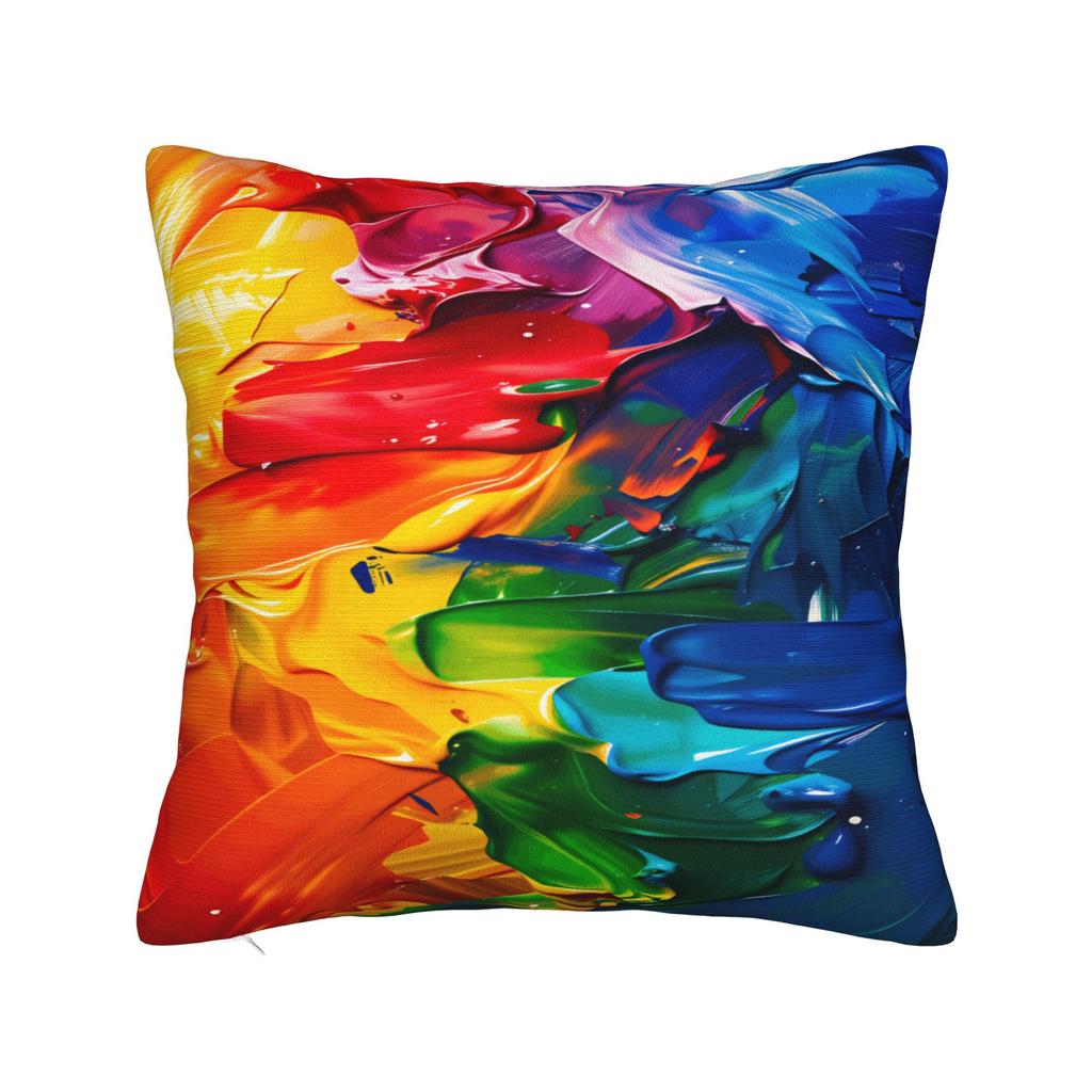 Oil Painting Pillow Cover Vintage Pillow Case For Sofa Home Decor Comfy Pillowcases Gift