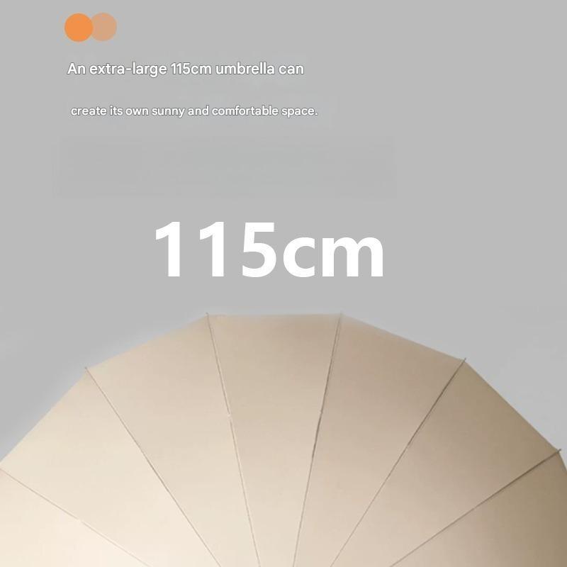 Light Luxury Long Wooden Handle Umbrella Fully Automatic Enlarged Thickened Reinforcement Wind Resistant Business Golf Umbrella