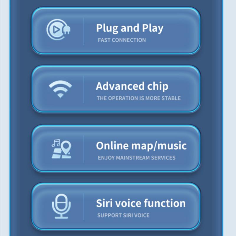 2-in-1-Drahtloser Carplay-Adapter, drahtloser Android Auto-Adapter, Mini-Karosserie, Smart AI-Box für Volvo Benz, Cadillac, Jeep, Lexus, Buick Benz, Mazda, VW, Kia