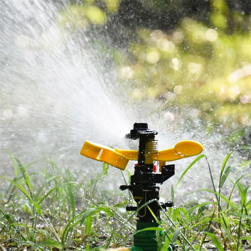 1/5/10Pcs Adjustable Rocker Impact Sprinkler Head 3/4" 360 Degree Rotary Watering Nozzle for Garden Lawn Agriculture Irrigation
