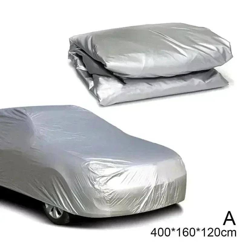 

NEW The Four Seasons Fit Full Car Cover Waterproof Dustproof PE Film CoatAluminum Protective Sunshade UV Ray Reflectioncar Cover