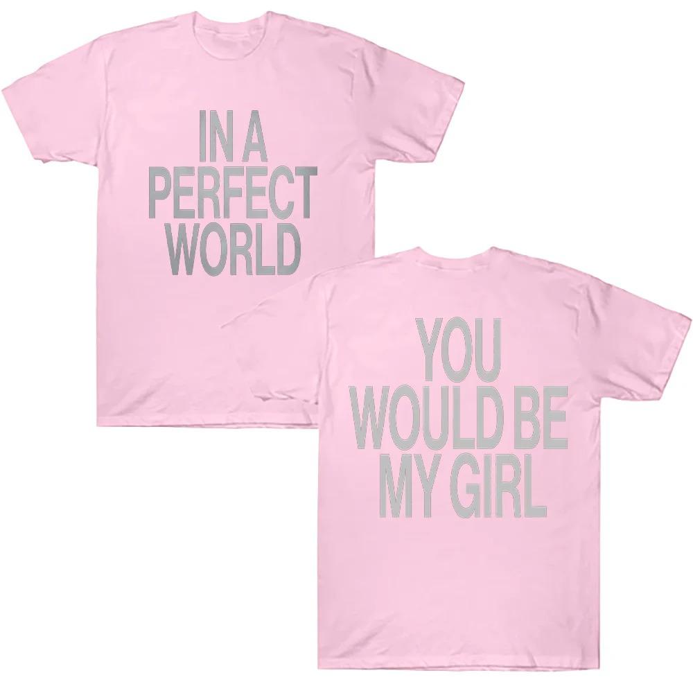 

The Kid LAROI Perfect World Album Merch Graphic Tee Unisex 100 Cotton Crewneck Short Sleeve Casual Pop Aesthetic TShirt 4XL