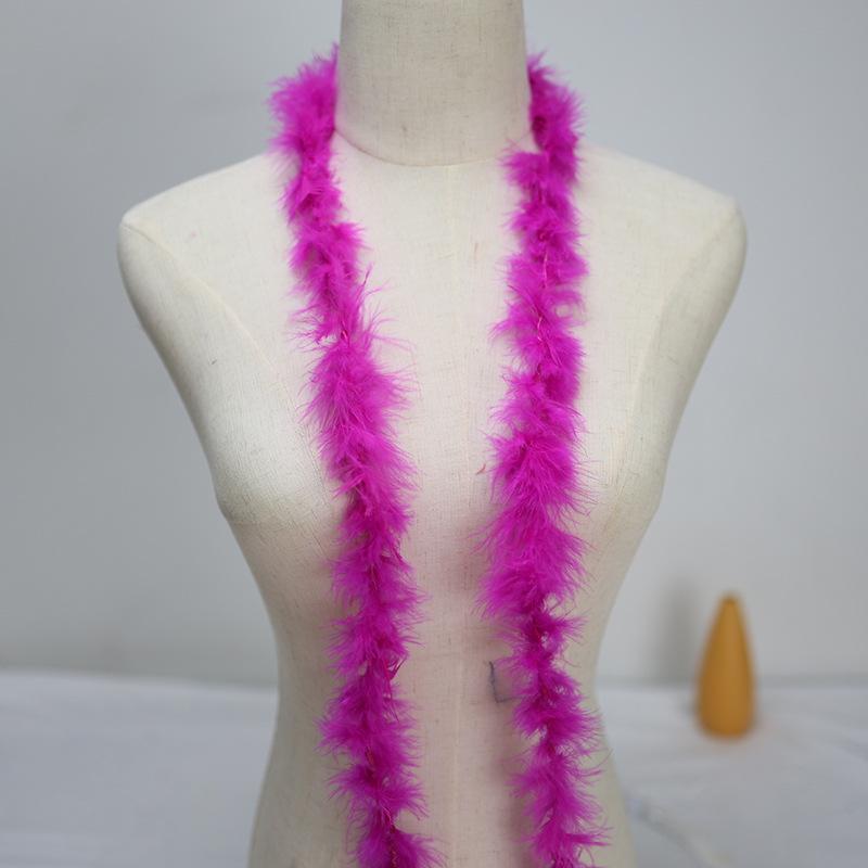 Direct Sales, Colored Turkey Tops Diy Interior Decoration Feather Accessories Bouquet Packaging Material Feather Strips