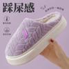 New Velvet Cotton Slippers Women's Plush Home Outdoor Non-slip Thickened Warm Cotton Shoes Male Students