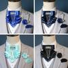 3 pcs/set Exaggerated Collar Bow Tie Brooch Set Rhinestone Wedding Accessory Set  Wedding