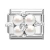 Fashion Cherry Flower Heart Star Dreamy Shiny Zircon Y2K Italian Charm Links Fit 9mm Bracelet Stainless Steel DIY Making Jewelry