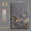 A5 Chinese Style Leather Business Notebook Gift Set