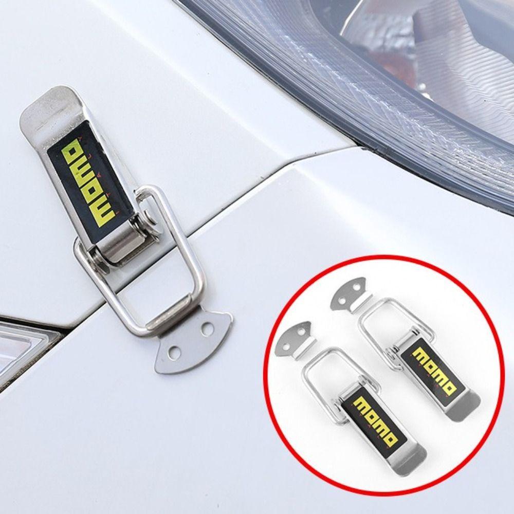 2 Pcs Latch Pins Car Bumper Pull Hooks Multi-color Universal Car Connecting Locks Metal Bumper Quick Release Hook Car