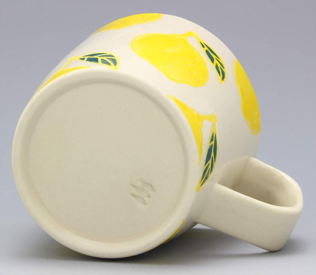 Hasami ware Kikusho cuptor cu fructe cană lămâie