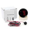 N 2 IN 1 52mm Dual Gauge with Alarm Oil Temperature Meter +Oil Pressure Gauge with Sensor  Red /Green Backlight for Car Boat