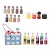 1/12 Dollhouse Groceries Bottles Glass Jar Room Items Accessory