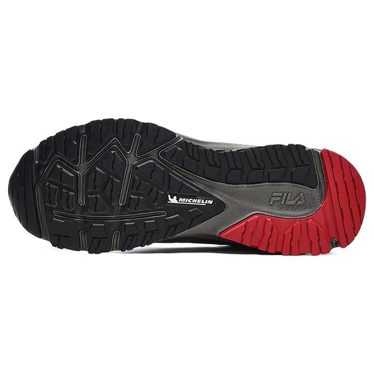 FILA Lynx Fashion Comfortable Fabric Low-Top Running Shoes Men sneaker Black A12M241207FBA