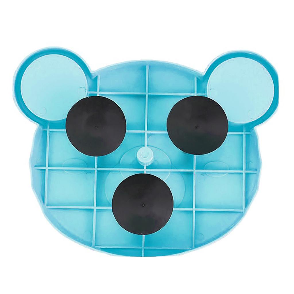 Cat Trt Dispenser Toy Plastic Cute Br Shape Lky Food     Track Feeder Toy with Spring for Cat Gifts