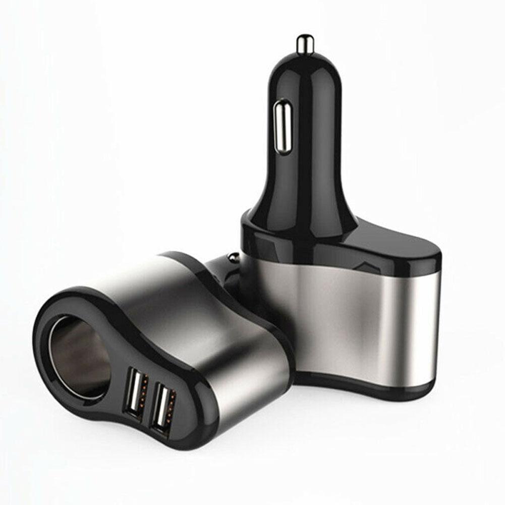 12V-24V Car Cigarette Lighter Socket Splitter Plug Dual USB Charger Adapter 1A+2.1A for iPhone For bmw peugeot pass S9I8