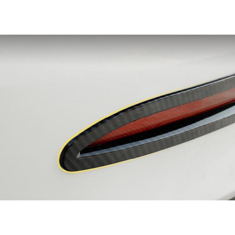 For Benz A-Class 2019-2022 ABS Carbon Fiber Rear Fog Light Eyelid Molding Trim