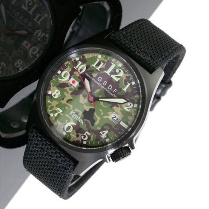 KENTEX JSDF Self-Defense Forces Model 100m Waterproof Nylon Strap Watch (S455M-01, S455M-02, S455M-12, S455M-15) (S715M-08 Land