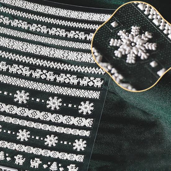 Universal Embossed Nail Nails Ornaments Decals Persistent Portable Engraved Pattern