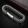 Hip-hop Stainless Steel Reversible Men's Bracelet - Simple, Powerful, Punk Style, High-end, Cuban Bracelet, Trendy