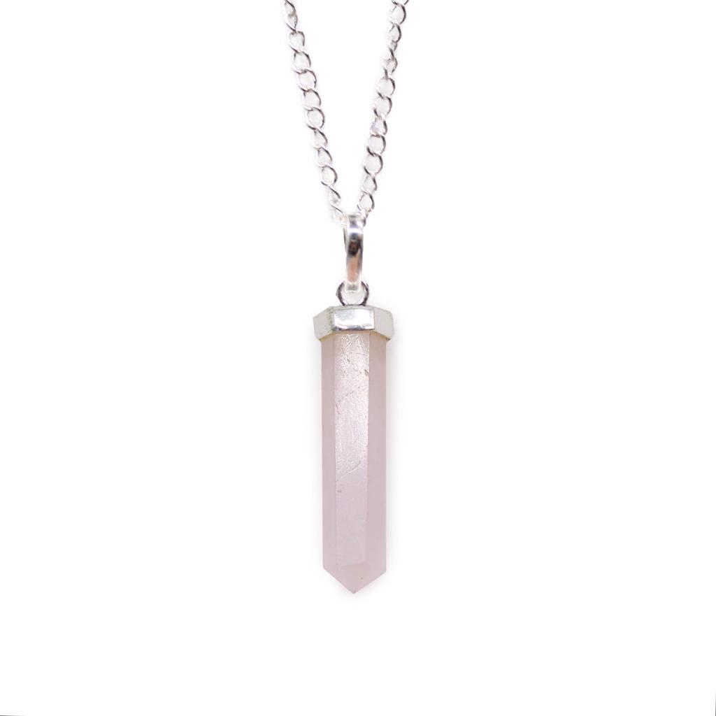 Rose Quartz Point Pendant