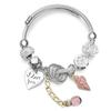 Steampunk Love Fashion Bracelet Bracelet Jewelry Sea Shell Charm Cuff Bracelet Fashion Wire Chain Jewelry Gift