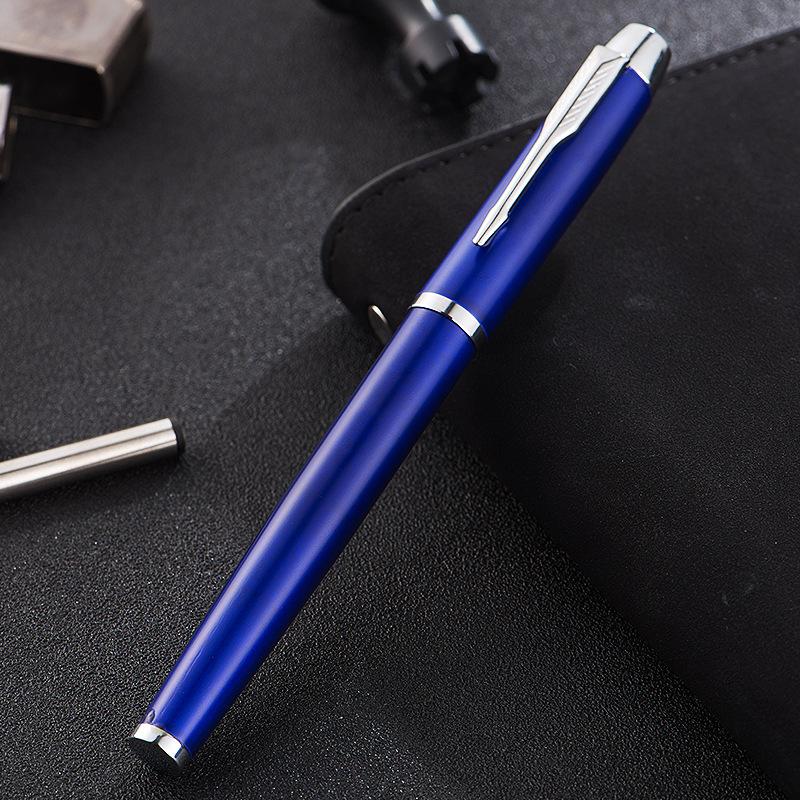 Signature Pen, Metal Gift Box Set, Business Souvenir, Orb Pen, Advertising, Gender-Neutral Pen, Black Fountain Pen Lettering