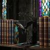 Drachen Buchstützen für Regale Fliegendes Bücherregal Licht, Dekorative Buchstütze Licht & Schreibtisch, Kreative Schreibtischaccessoires Skulptur Buchhalter, Schwer