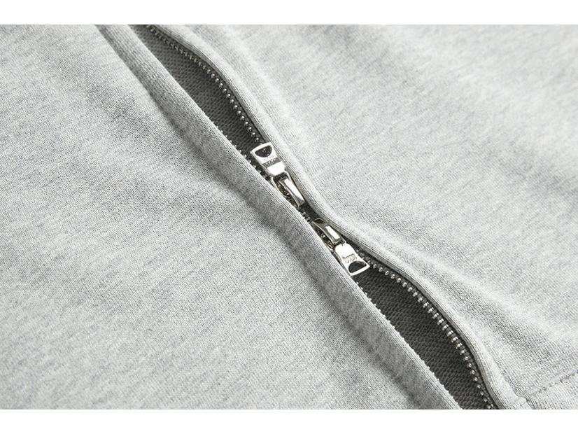 BAPE Unisex Bawełniana Bluza Rozpinana z Klasycznym Haftowanym Logo Małpy