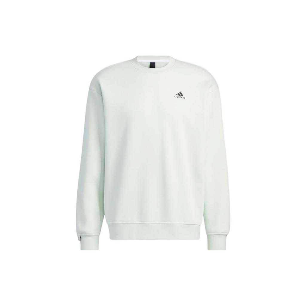 New Adidas LABEL Sweatshirt Unisex Light Green IB2714