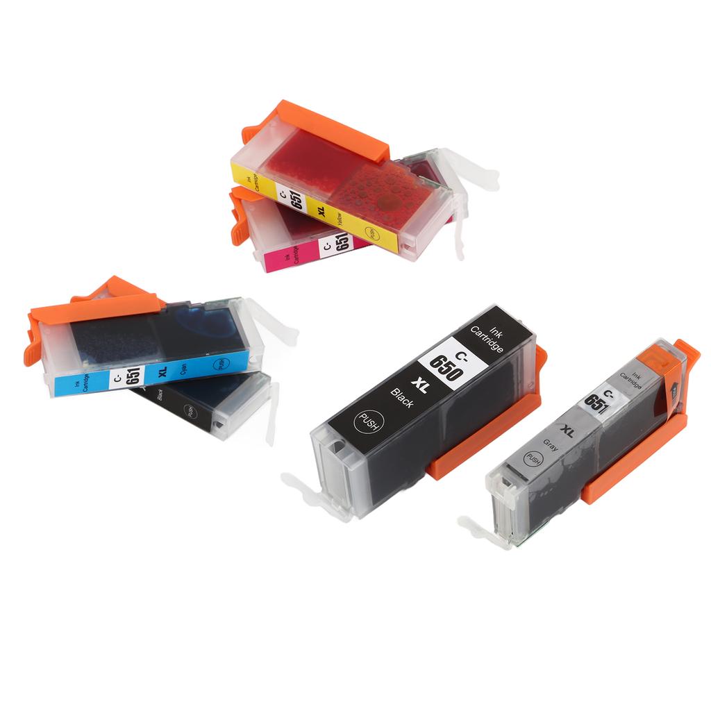 Ink Cartridge Printing Accessory Part for PIXMA MG5460 MG5560 MG5660 MG6360 MG6460 MG6660 6 Color BK BK C M Y GY