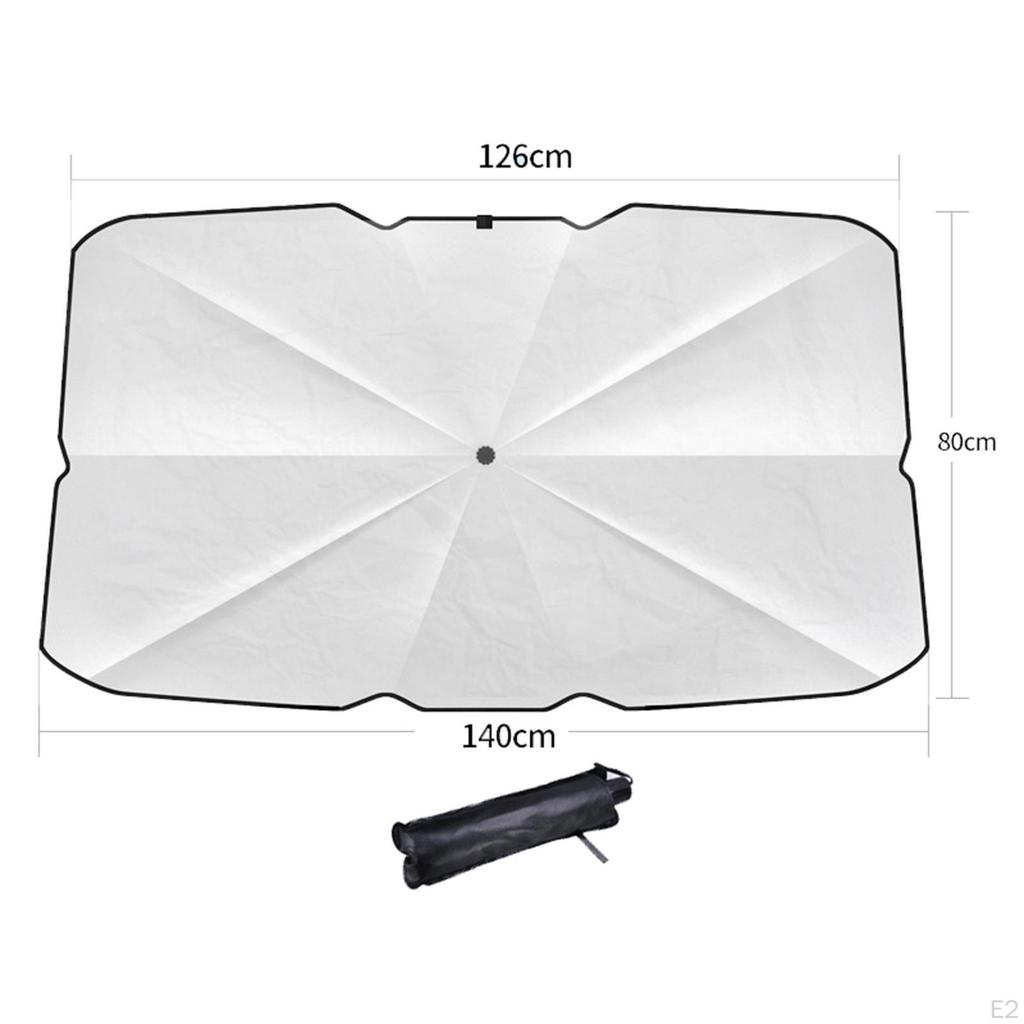 Sun Shade Umbrella, Automotive Windshield Sunshade, Protect Interior Stable Durable UV Block Heat