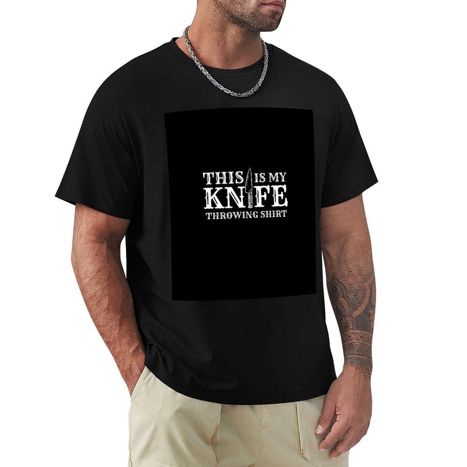 

This Is My Knife Throwing Shirt Knife Thrower TShirt Tshirts man Personalized tshirt mens shirts graphic tee 4XL
