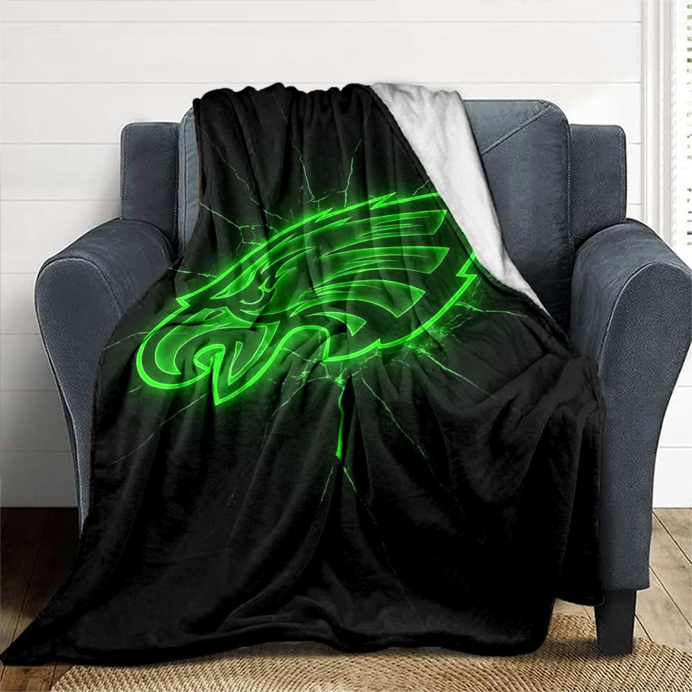 Philadelphia Eagles Blanket Soft Warm Cozy Suitable For Office Bed Livingroom Four Seasons Universal Playful Design