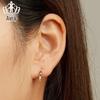 Avle S925 Sterling Silver Cat Ear Stretch Earrings