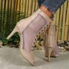 Fashion Woman AnkleLatinDance ShoesFor GirlsSoft BottomBallroomSalsaShoes for Daincing Ladies High HeelPratice Latino Shoes