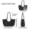 JOGUJOS Genuine Leather Retro Underarm Tote Bag for Women