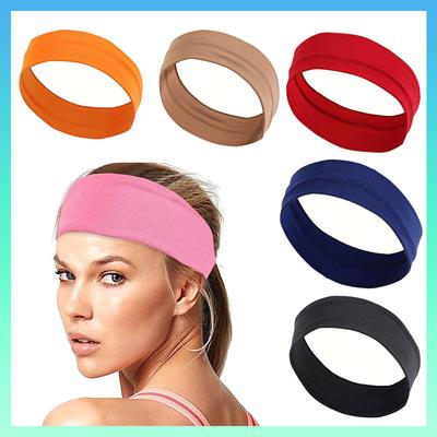 24-Farben Elastisch Bequem Vielseitig Schweißabsorbierend Laufen Fitness Sport Stirnband Antitranspirant Gürtel Geschenk Yoga Stirnband Haarschmuck